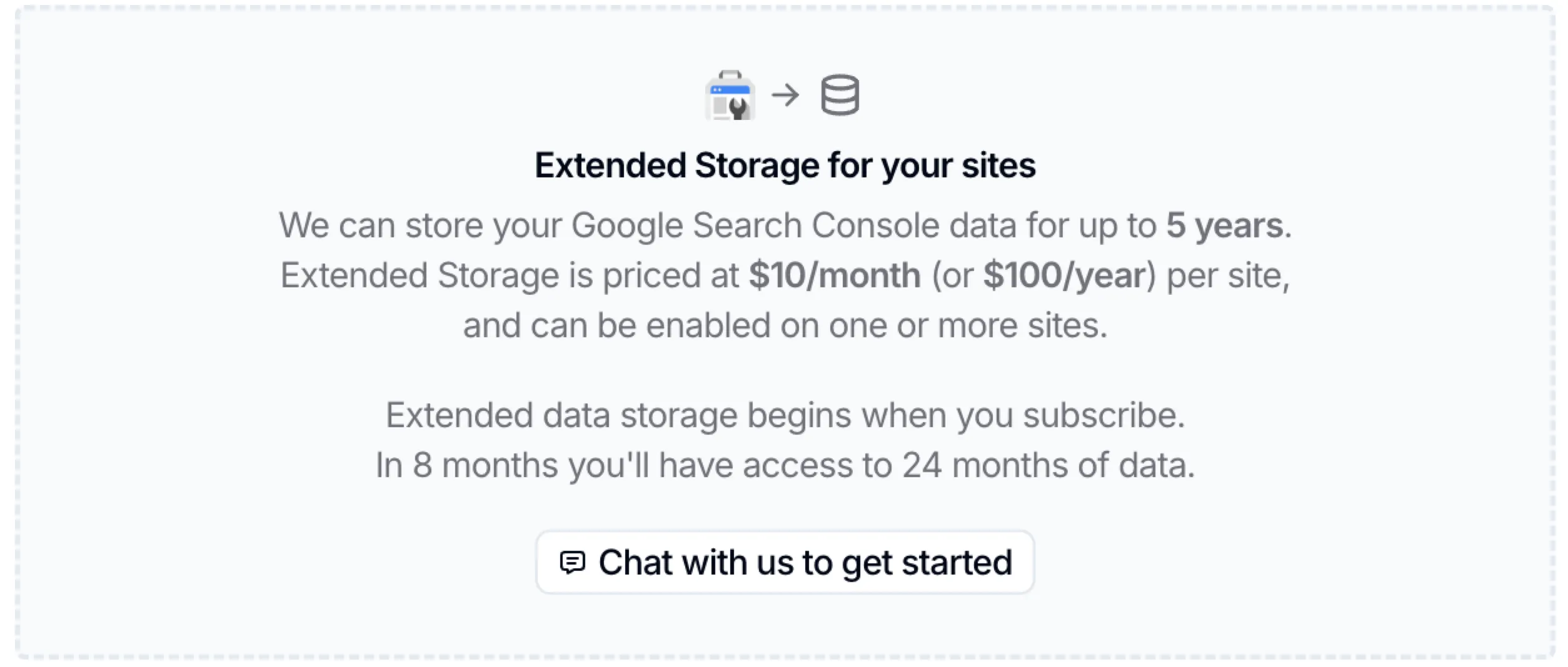 Extended Historical Search Console Data