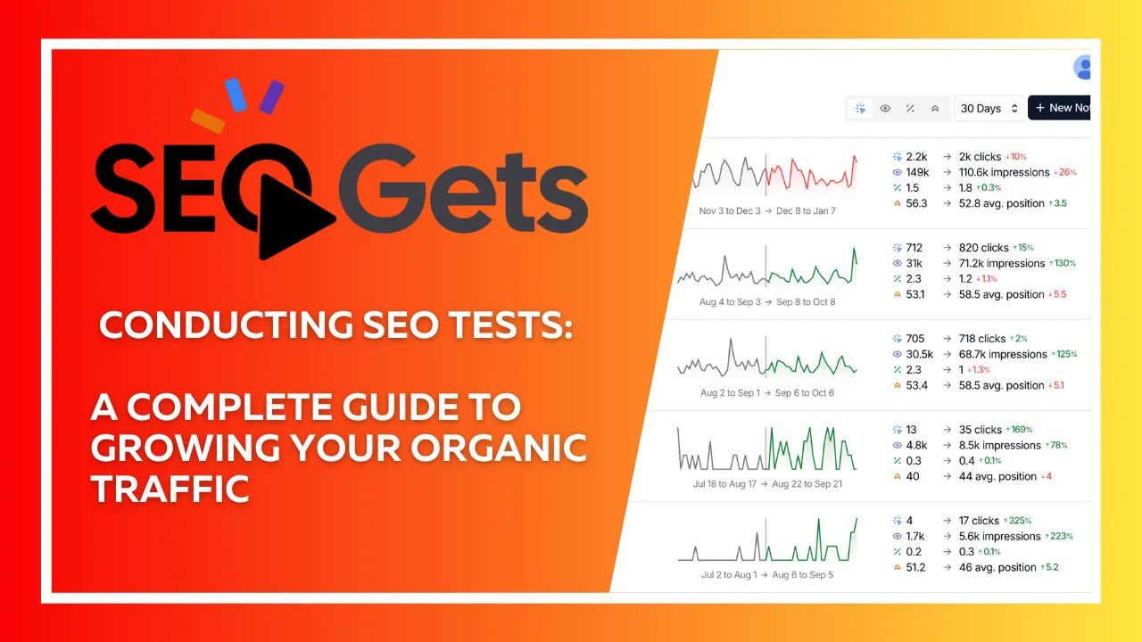 Conducting SEO Tests: A Simple (But Complete) Guide to Growing Your Organic Traffic