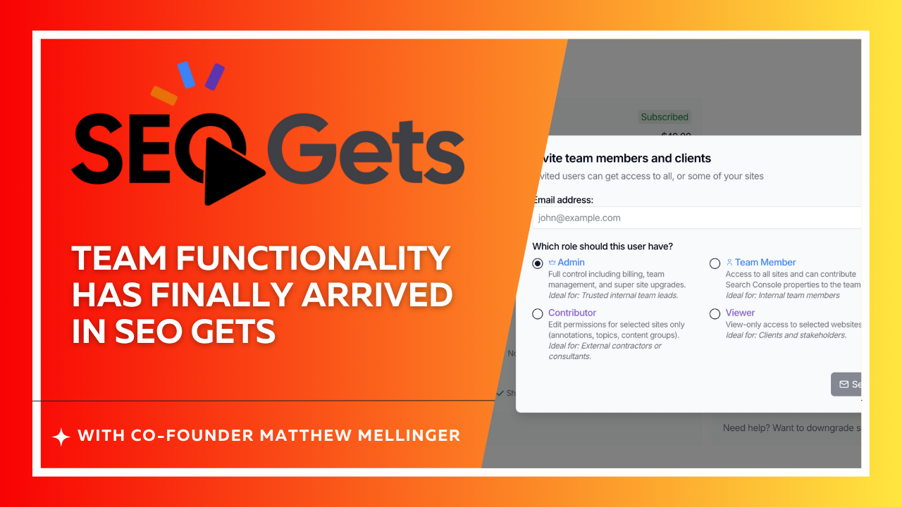 Team Functionality Has Finally Arrived in SEO Gets