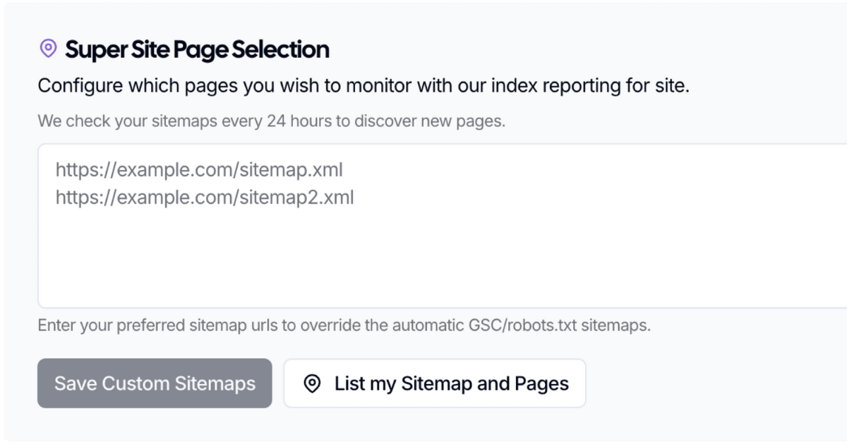 Changes to Index Reporting