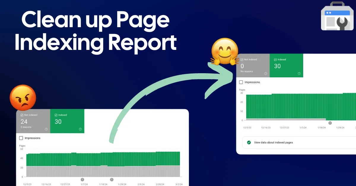 Clean Up Page Indexing Report in Google Search Console