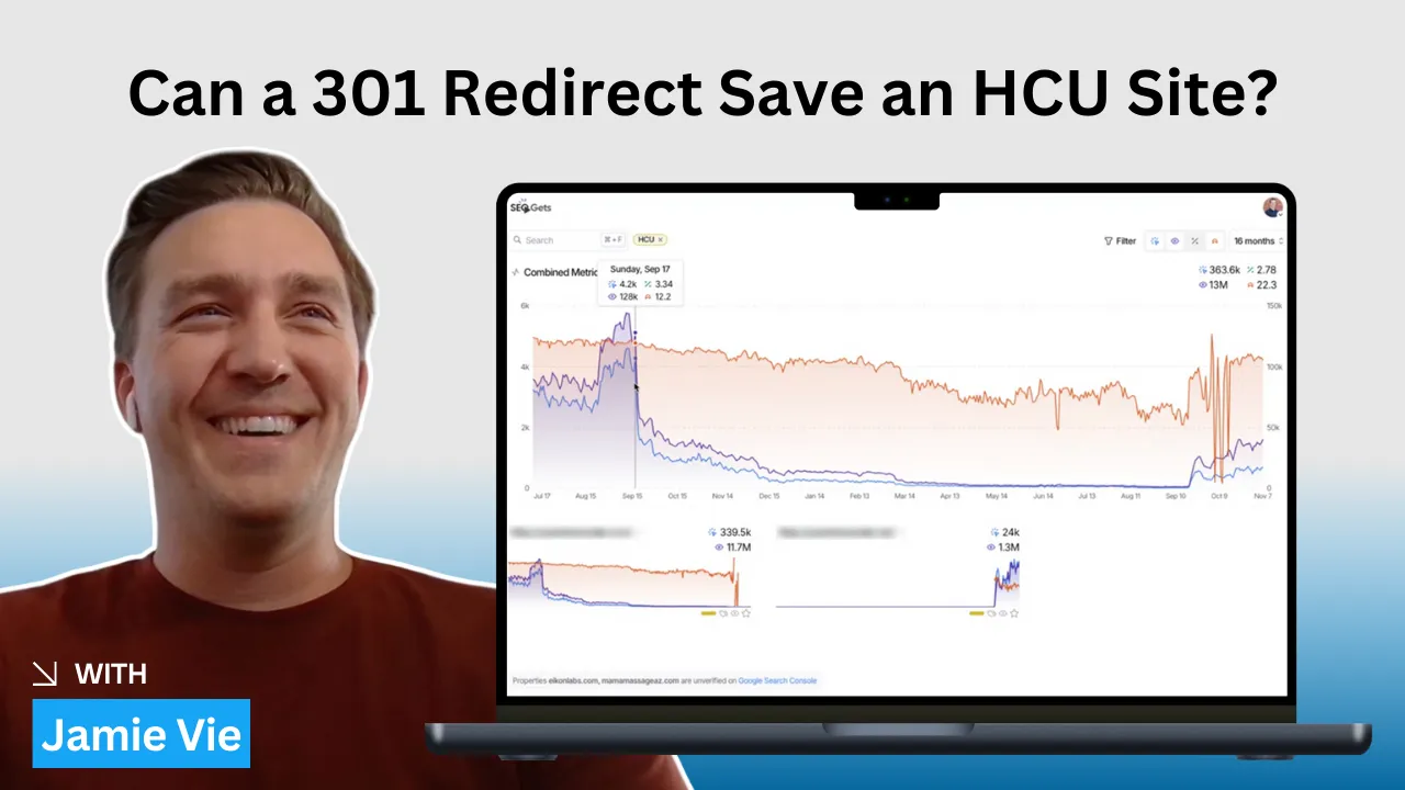 Could a Simple 301 Redirect Save This HCU Site?