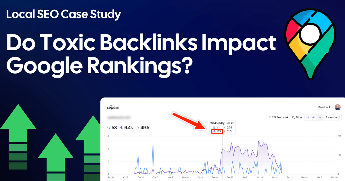 Do Toxic Backlinks Impact Google Rankings? A Local SEO Case Study